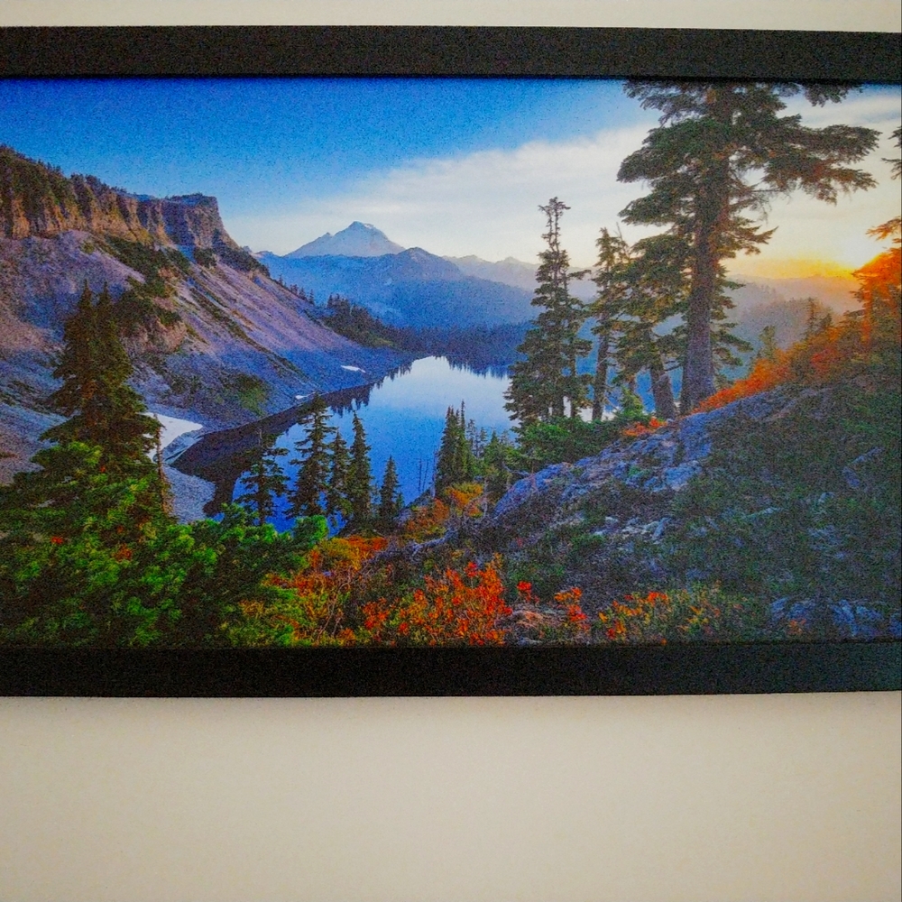 Laminated framed print - Landscape